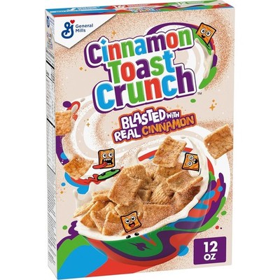 Crispy Cinnamon Cereal, 12 oz - Delicious Whole Grain Breakfast & Snack