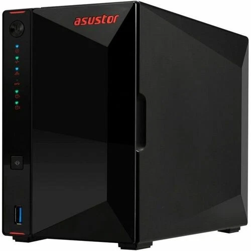 Asustor AS5402T, 2 Bay NAS, Intel Quad-Core 2.0GHz CPU, 4X M.2 NVMe SSD Slots, 2