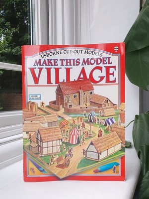 Make This Model Village Usborne Cut Out Models DIY Modellbausatz