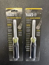 2-Klein Tools 32327 27 in-1 Multi-Bit Precision Screwdriver Set NEW+FREE SHIP.