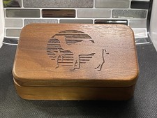 Joe Camel with Camel Carving Vintage Never  Used 30+yrs old Felt Lined