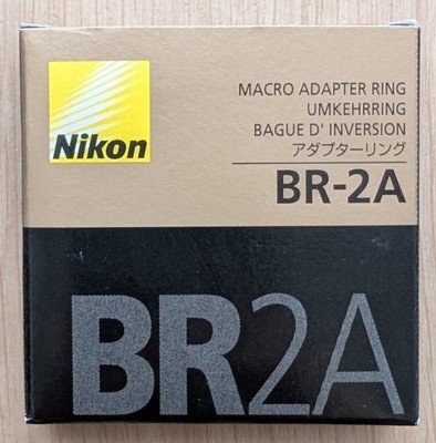 Official NIKON BR-2A Lens Marco Reversing Ring Adapter 52mm /AIRMAIL w. TRACKING