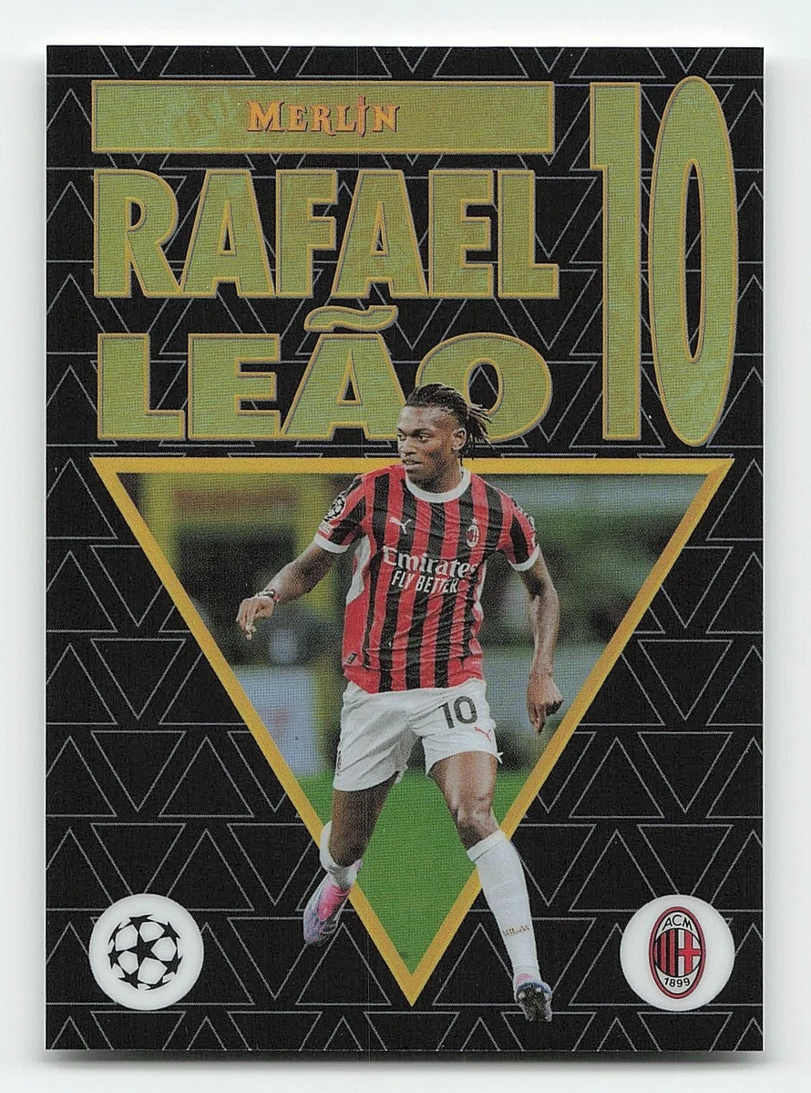 22-23 Topps Merlin LEAO 直筆サイン 世界50枚限定 2024-25 Topps Merlin Uefa Club Competitions - Rafael Leao #M95-1