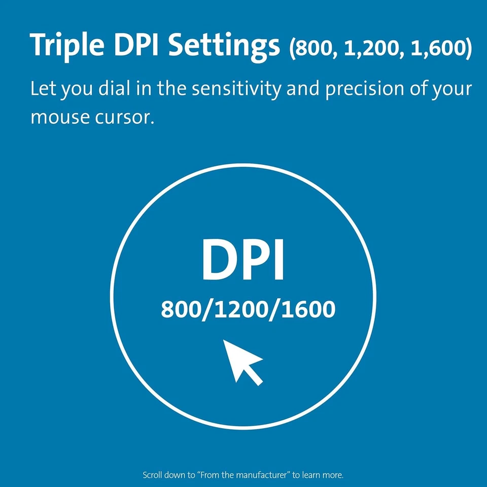 Kensington Pro Fit Left-Handed Ergo Wireless Mouse, Ergonomic Design Computer Mo - Image 3 of 4