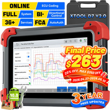 XTOOL D7 V2.0 Car All System Diagnostic Scan ...