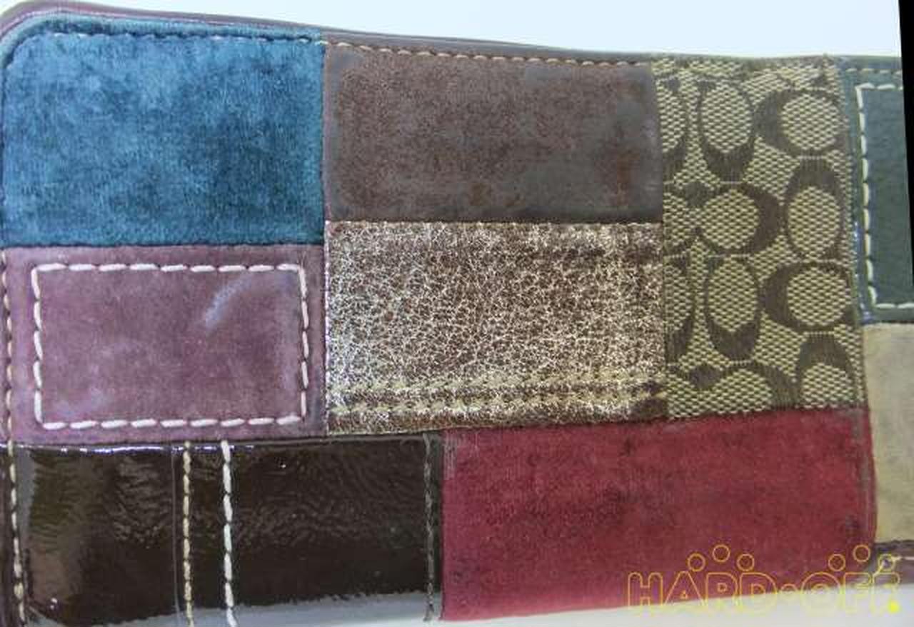 Coach Holiday Patchwork Long Wallet - image 7