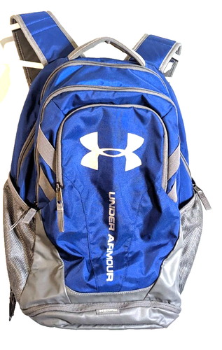 Under Armour Storm Rucksack 19" x 13" blau/grau gebraucht
