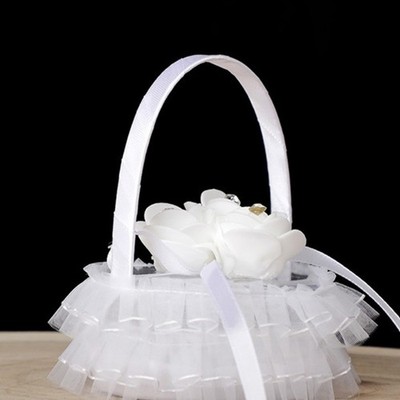 Handheld Rings Case Lace Rings Pillow Box For Wedding Ceremony Rings