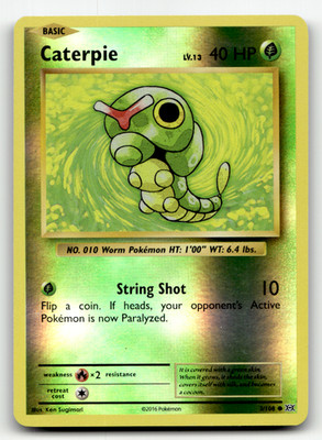 Caterpie 3/108 Reverse Holo Common XY - Evolutions LP