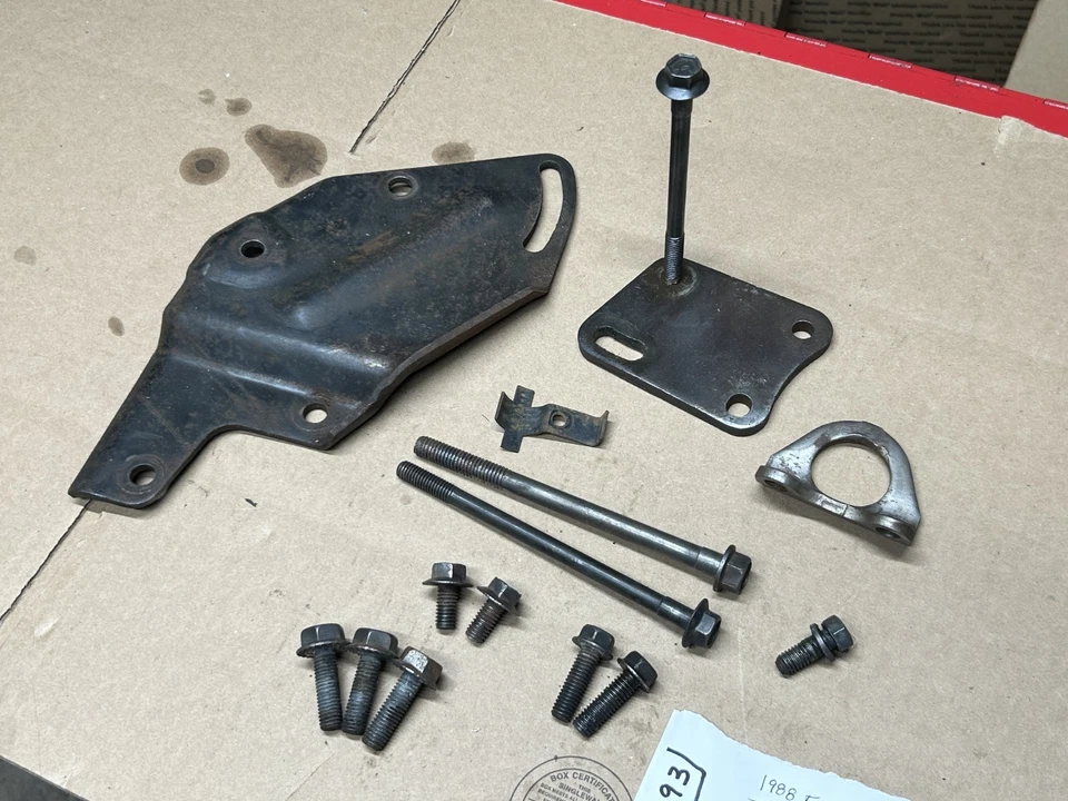 83-87 Ford Truck F-250 F350 6.9L IDI Diesel - Power Steering A/C BOLTS + BRACKET - Image 2 of 4