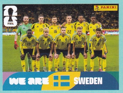 SWEDEN   PANINI  FIFA  WM 2026   TEAM STICKER # SWE 13