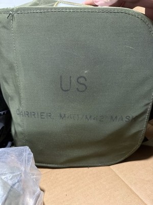 US Military M40/42 Series Chemical Biological Gas Mask Hood Bag