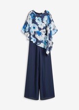 Eleganter Jumpsuit Gr. 54 Dunkelblau Damen-Overall Hosenanzug Einteiler Neu*