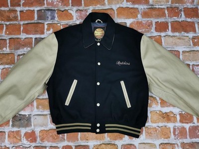 *REDSKINS USA VINTAGE COLLEGEJACKE*NAVY BLAU BEIGE*VARSITY*GR: XL*TIP TOP