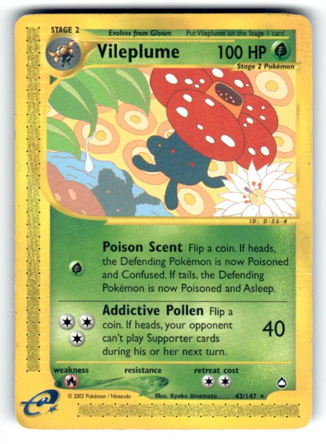 Aquapolis #043/147 Vileplume