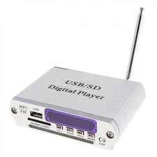 Mini LED Display 2 Channel Power Amplifier Digital Audio Music Player w/Remote