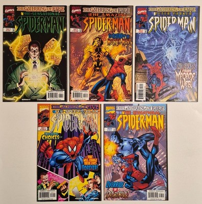 Spider-Man: The Gathering of Five Full Set (1998, Marvel) VF+ ASM 440 Spec 262