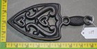 Vintage Cast Iron Trivet Sad Iron Heart to Heart inv 389 — photo 1