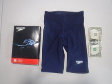 Boys Competitive swimming shorts   Speedo Navy Prolt Jammer M