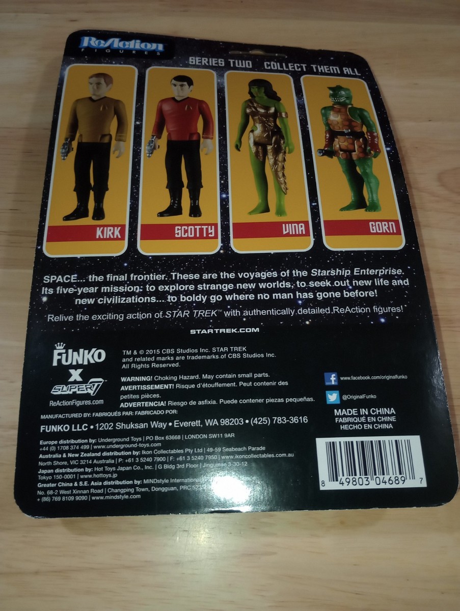 Figurine Funko Reaction Star Trek : Gorn (neuve, Sous Blister)