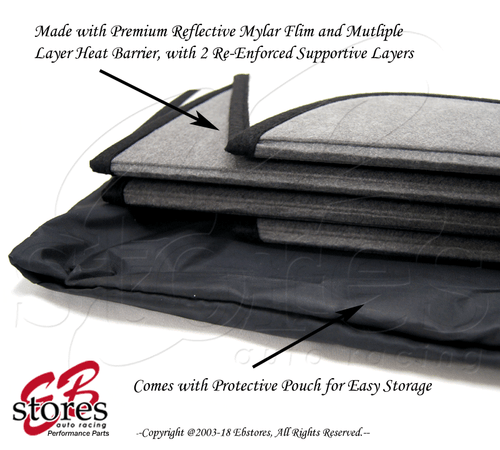 Custom Fit Re-Enforced Layer Windshield SunShade For Nissan Versa Note E12 14-20 - Picture 8 of 8