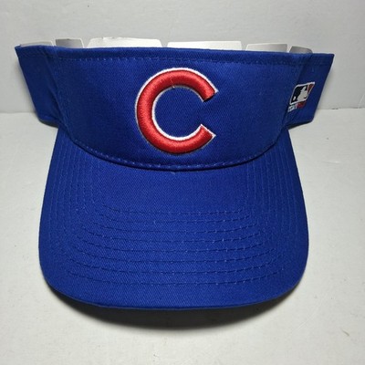 Team MLB Chicago Cubs Visor OC Sports OSFM Blue Red. 