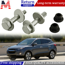 For Sonata Tucson Hyundai 10-17 2 Set Rear Suspension Lateral Arm Adjust Bolts