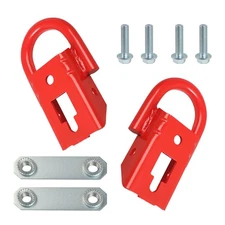 New RH&LH Red Towing Hooks Kit for Ford F150 F-150 20158-2024 Cab Pickup 2.7L 