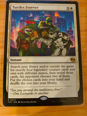 MTG Turtles Forever 0027 Teenage Mutant Ninja Turtles M/NM Free UK P&P