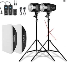 Godox Professional Studio Flash Kit for Photography - Read Description