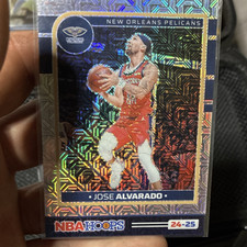 Panini 2024-25 NBA Hoops Jose Alvarado Pelicans Prizm Serial #102 /25