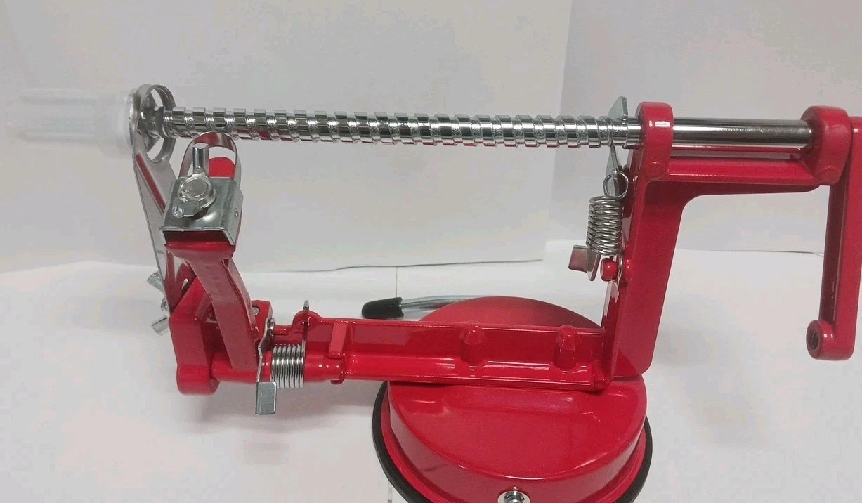 New 3-in-1 Apple Peeler - Manual Rotation Fruit Corer with Suction Base