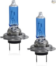 2 Pack Car Light Bulb, H7 Halogen Light Bulb with Super White, PX26D 12V/100