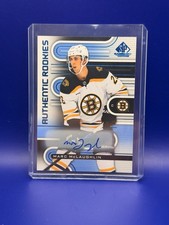 2022-23 SP GAME USED HOCKEY AUTHENTIC ROOKIES BLUE AUTO #169 MARC MCLAUGHLIN