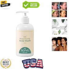 Benzoyl Peroxide Wash 10 Acne Treatment: Acne Face Wash  Body Wash 8 Fl Oz ...