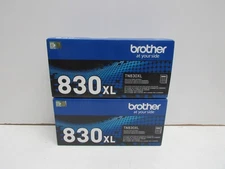LOT OF 2! GENUINE BROTHER TN830XL (HL-L2400D) HIGH YIELD TONER CARTRIDGE