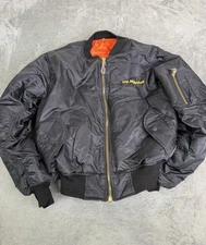 U.S. Military Ma-1 Intermediate Flyers Jacket Men’s Size Medium Black