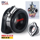 Flange Adapter Carb Manifold Intake Boot For Dirt Bike PWK 26/28/30mm Carburetor
