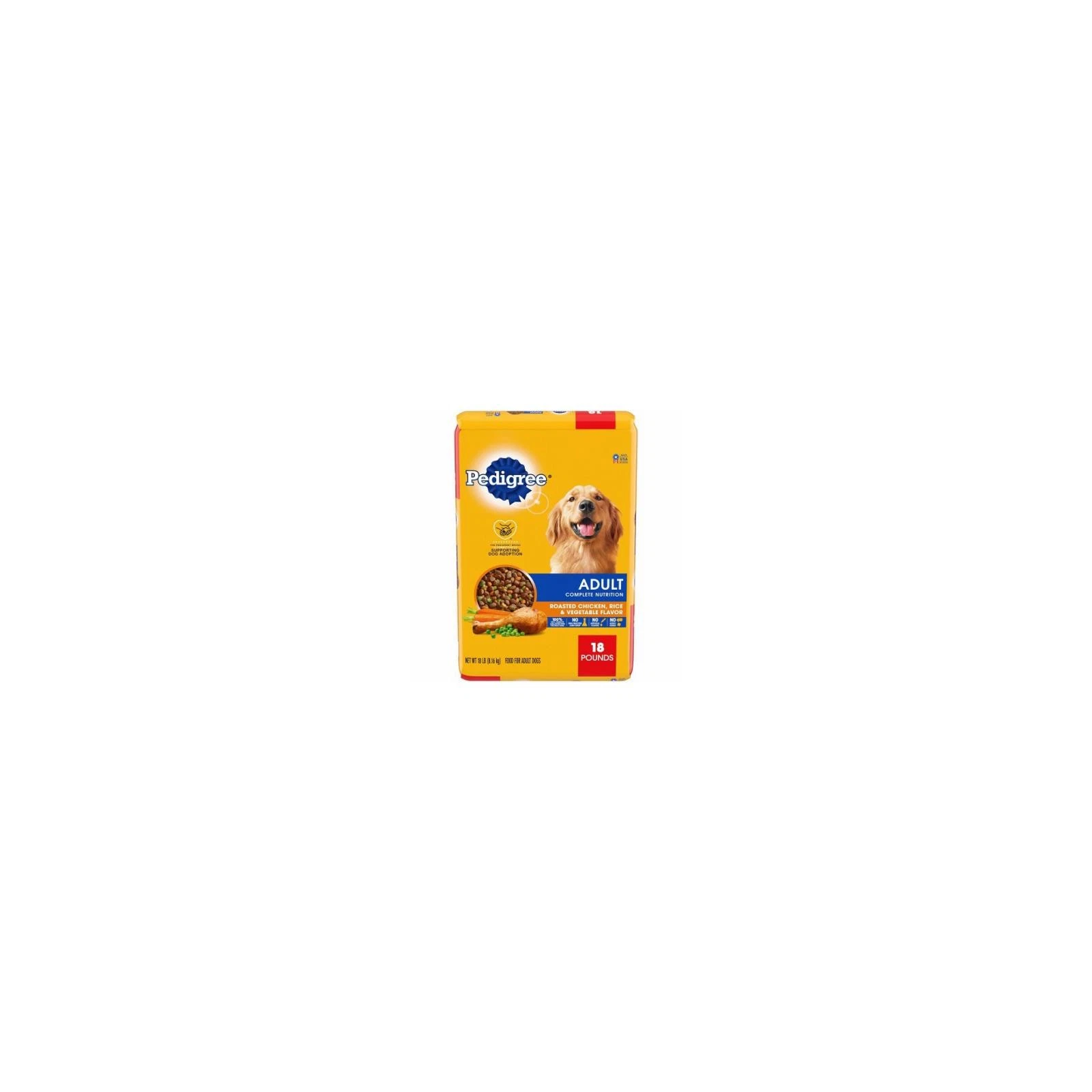 Pedigree 14357 Complete Nutrition Dry Adult Dog Food, Chicken, Rice, Vegetable,