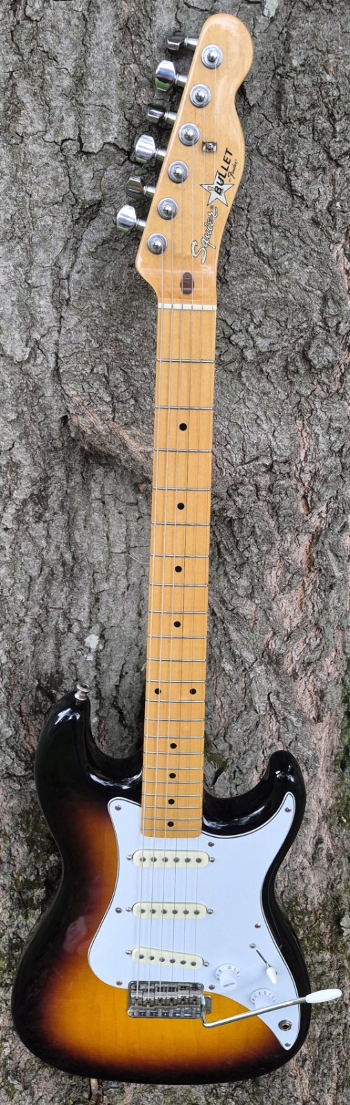 1985 MIJ Squier by Fender Bullet 1 Japan Sunburst Guitar * Super Nice Guitar *