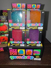 New Authentic NeeDoh Gumdrop - Super Solid Squish - Blue/Pink/Orange/Purple