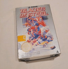 Blades Of Steel Nintendo NES 1985 Boxed Complete Working Rare Good Condition