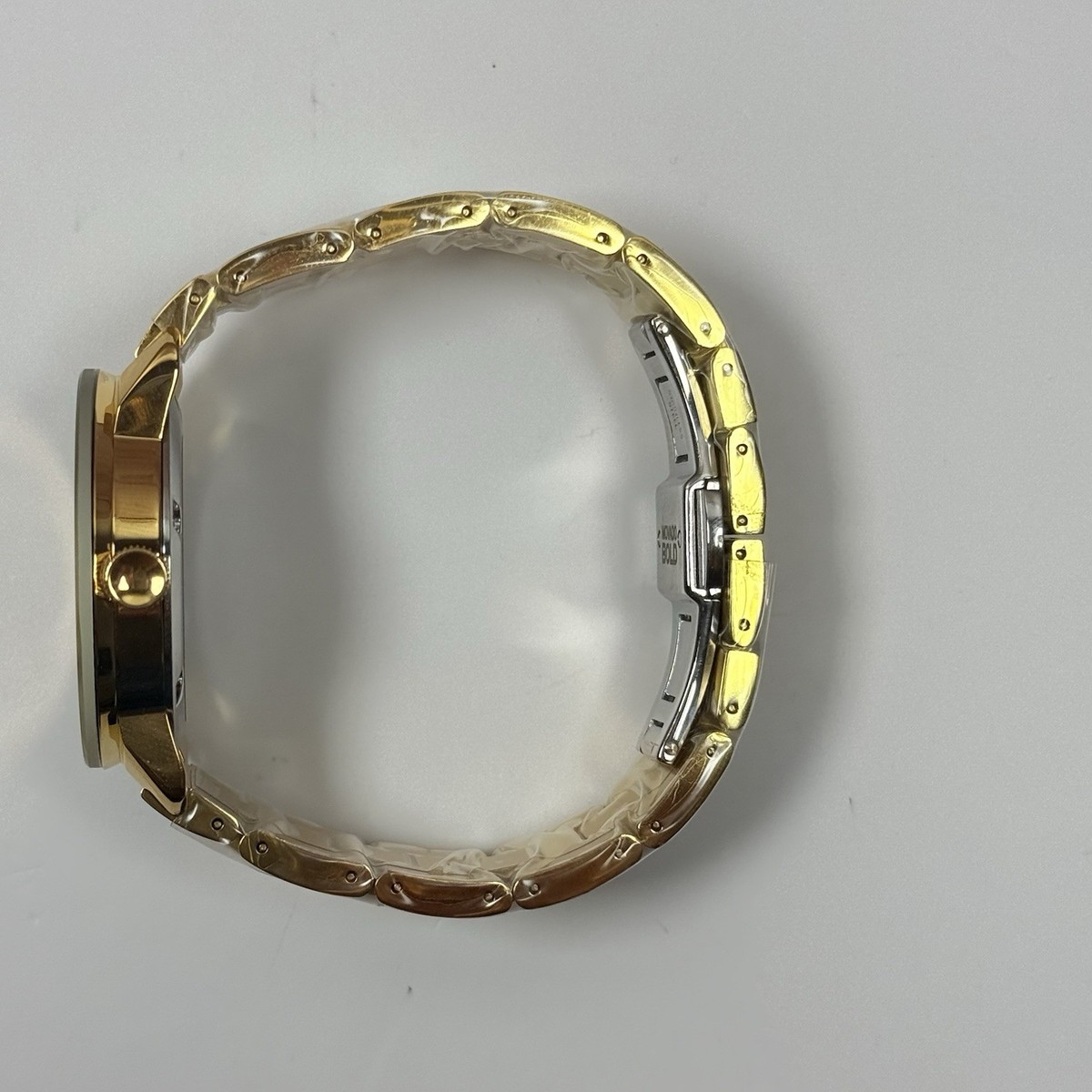Movado Bold 36MM Crystal & Gold Tone Stainless Steel Women\'s Watch 3600104 MOVADO Bold 36MM S-Steel Yellow Gold Ion Plated Women main image 3
