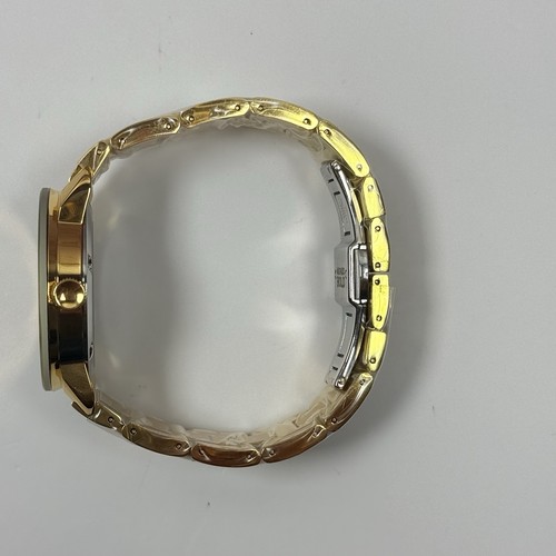 New Movado Bold Yellow Gold Tone Crystal Dot Bracelet 36mm Women Watch 3600104 - Picture 3 of 4