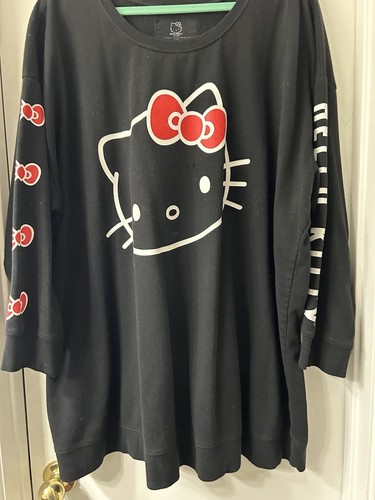 Torrid Hello Kitty Black Sweatshirt - Picture 1 of 9