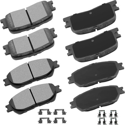 D906 D885 Front & Rear Ceramic Brake Pads Kit for 2002-2003 L Models