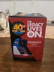 SNK NEO GEO Mini console Classic 40th Anniversary Arcade Boxed 40 Games included