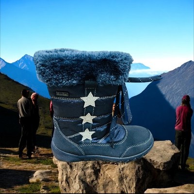 Judge Anna Girls Lofoten Winter Boots in Blue