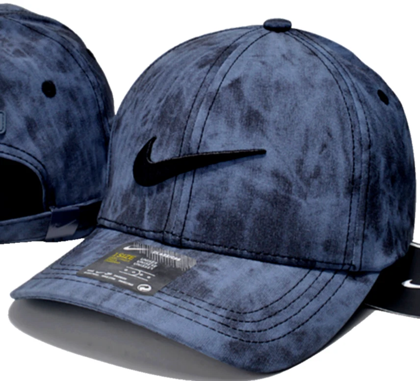 Gorra de béisbol Nike nueva con etiquetas azul pizarra Tie Dye Concept. Logo bordado. Foto 3 de 4