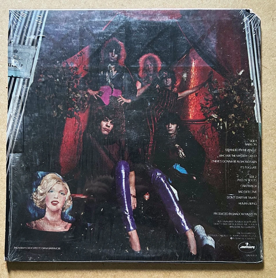 New York Dolls TOO MUCH TOO SOON Original RARE Capitol Records Club Press Shrink Foto 2 de 4